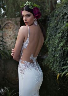 Wedding dress cutout below waist