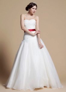 A-line Wedding Dress with Belt