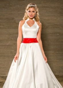 A-line Wedding Dress with Ribbon