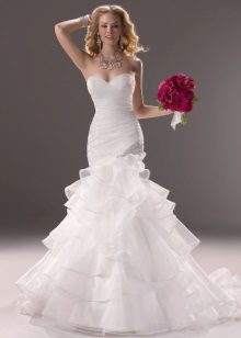 Mermaid Organza Wedding Dress