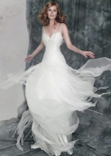 Flying Organza Wedding Dress