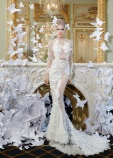 Openwork wedding dress from YolanCris