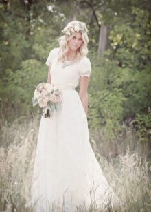 Wedding dress neckline