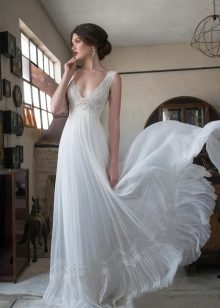 Summer long wedding dress
