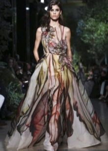 Wedding dress beach color