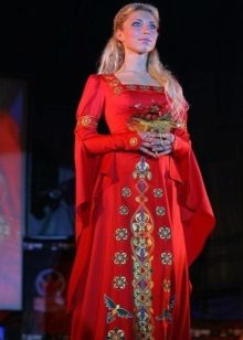 Red wedding sundress