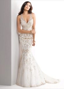 Lace mermaid wedding dress