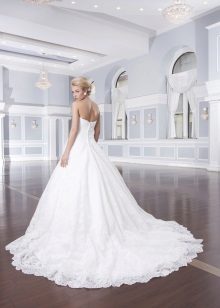 Cascade Train Wedding Dress