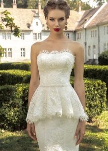 Wedding dress from Armonia with basky