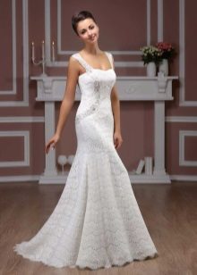 Wedding dress from Hadas with rhinestones