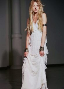 Hippie style wedding dress