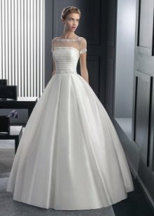 Wedding satin dress from Rosa Klara