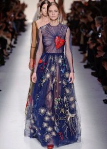 Evening dress from Valentino blue