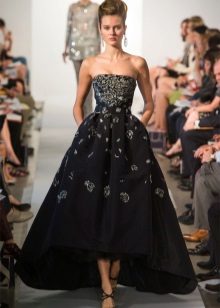 Oscar de la Renta evening dress short front