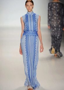 Tadashi Shoji blue evening dress