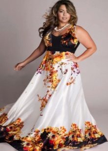 Color sundress evening for full