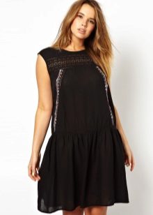 Evening dress for full linen