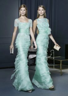 Turquoise Evening Dresses by Rosa Clar