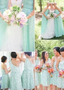 Mint dresses for bridesmaids