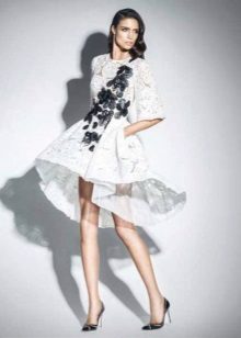 Short evening dress with sleeves from Zuhair Murad