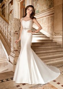 Mermaid Satin Wedding Dress