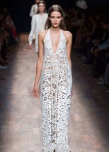 Valentino White Lace Dress