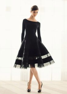 Closed evening short dress by Donna Karan