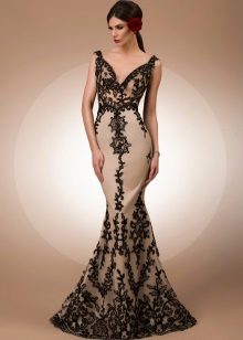 Black evening dress
