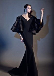Black evening gown