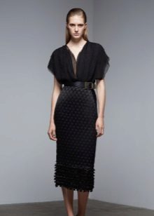 Dress chiffon evening from Donna Karan