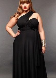 Greek evening dress for obese