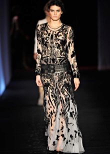Black evening dress from Roberto Cavalli