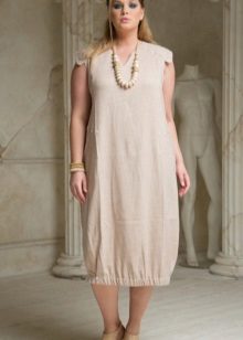 Evening dress for full of cotton