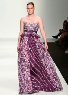 Light purple elegant evening dress by Elena Miro