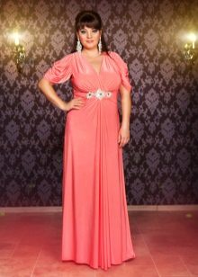 elegant evening dress for full