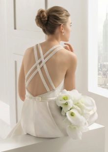 Wedding dress with straps on the back 2015 by Rosa Klara