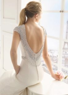 wedding dress with cut on the back Two by Rosa Clara 2016
