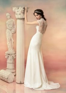 Straight Lace Wedding Dress