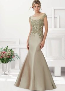 Evening dress mermaid for women 40 years
