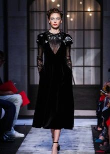 Velvet dress for prom 2016