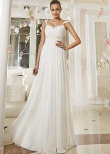 Wedding dress from the collection Just love from Eva Utkina in the Empire style