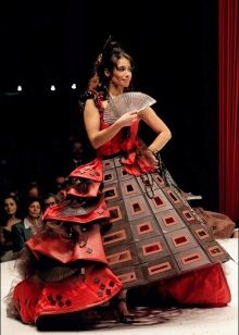 Gorgeous chocolate evening gown