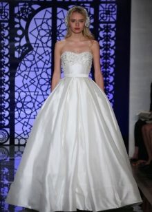 A magnificent wedding dress from Rome Acres with crystals