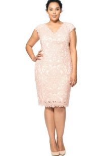 Evening dress with rhinestones for size 52