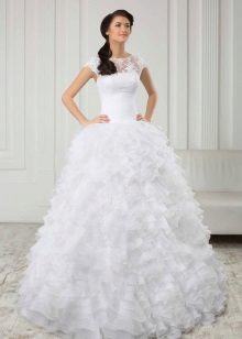 Wedding dress from the White collection is very lush