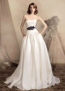 Black Belt Papilio Wedding Dress