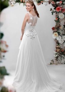 Wedding dress from the collection of Floral cocktail from Papilio