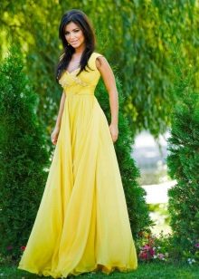 Evening dress yellow Ani Lorak
