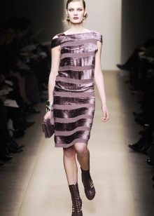 Straight velvet dress