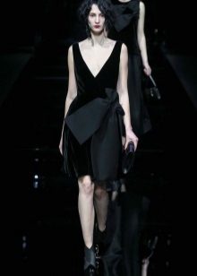 Velvet dress from Armani